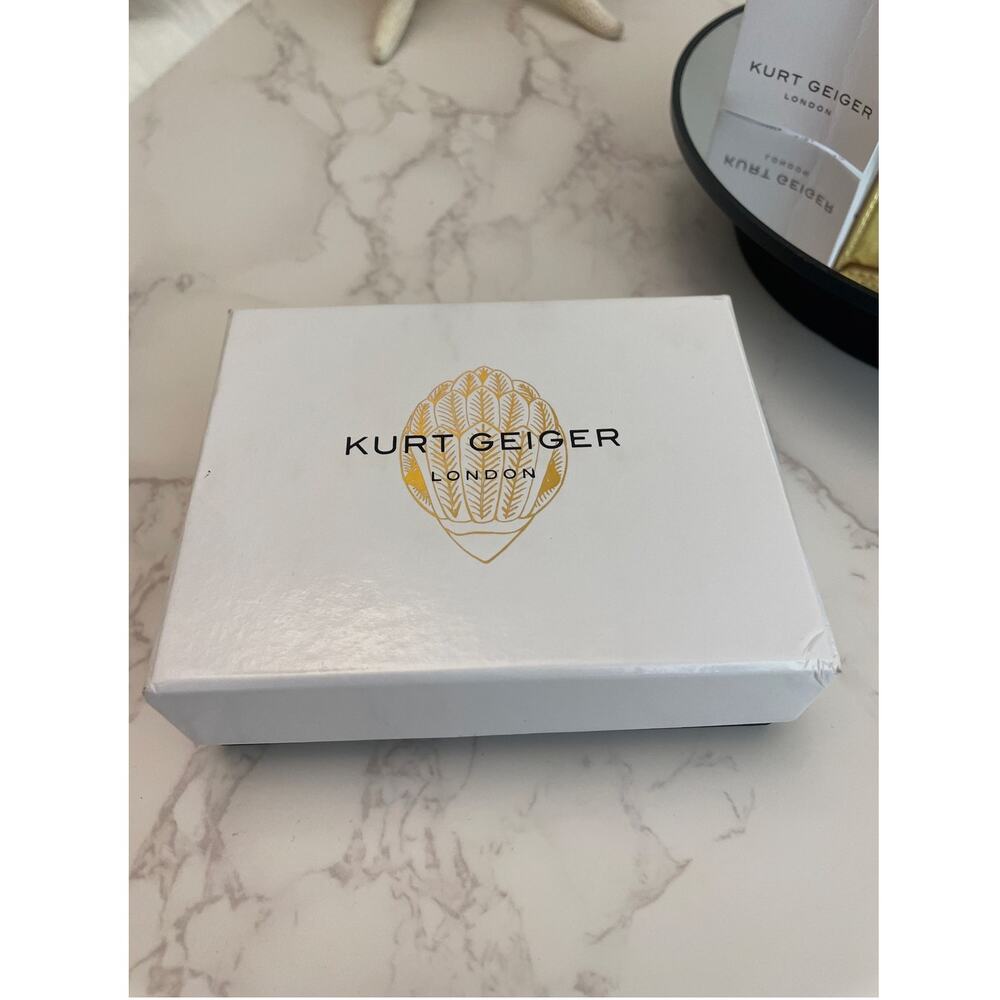 Kurt Geiger London Micro Bag Charm/Keyring, Metallic Gold NWT Box - Picture 6 of 7